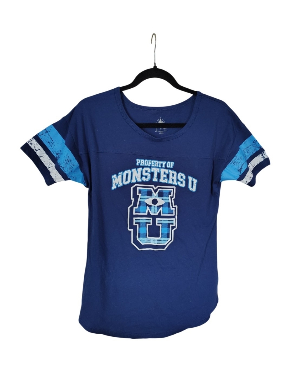 Monsters U  M W ' Navy Blue Graphic Tee